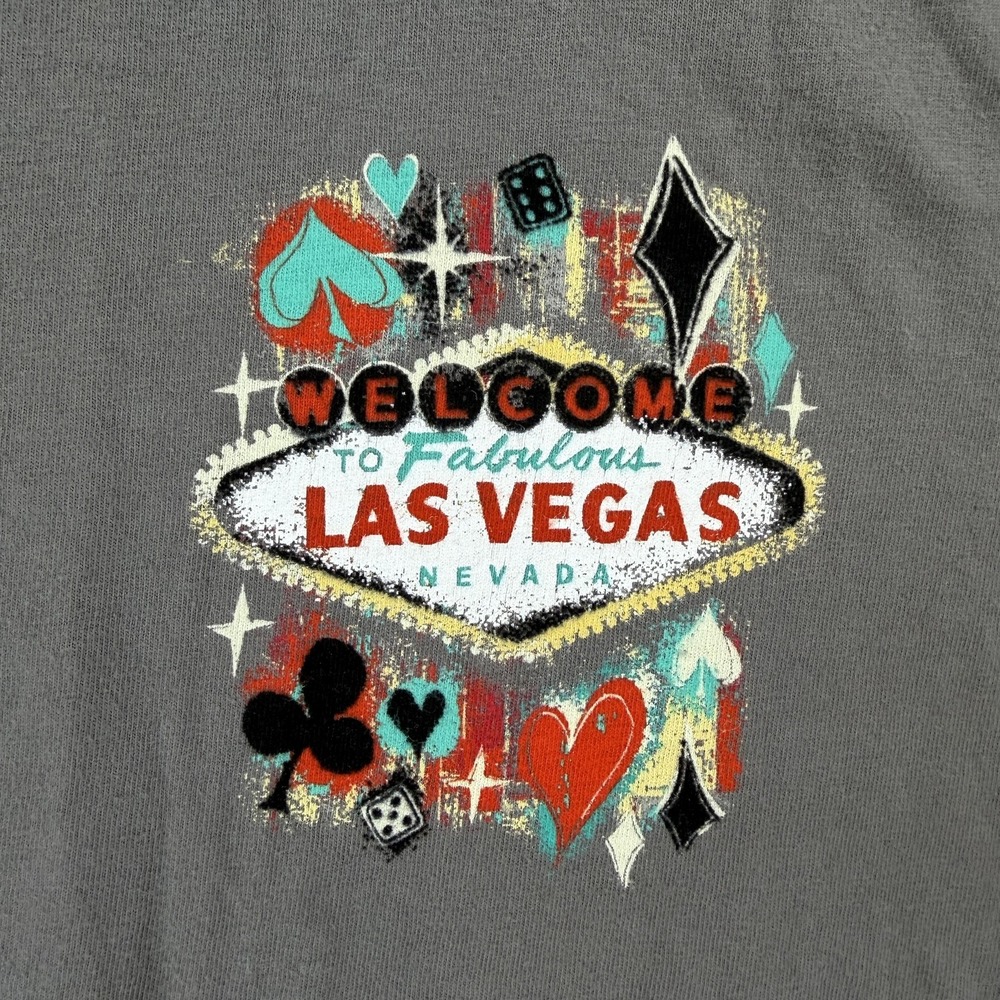 Crazy Shirts Mens 3XL Gray Las Vegas Vintage Vegas Sign Casino Tee NWT 14392-LZ - Picture 3 of 10